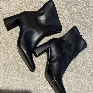 Steve Madden Black Ankle Booties